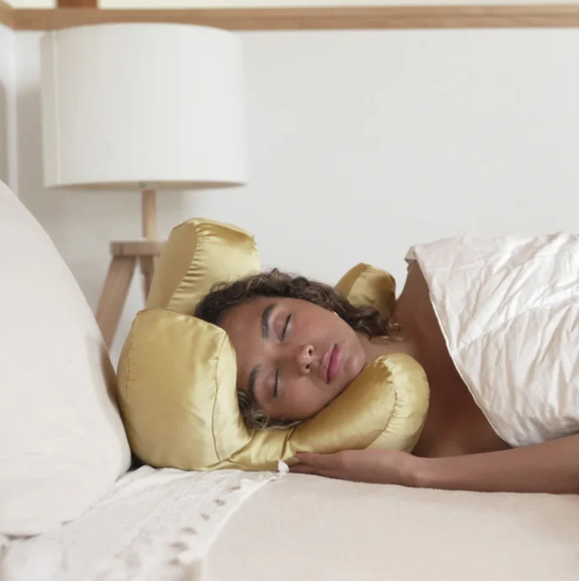 FlawlessSleep™ Face Pillow + FREE White Satin Pillowcase